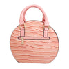 Handbag Round Pink Flower Croc Bag for Women - MillenniaWorld.com